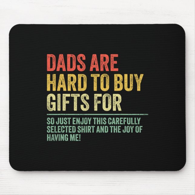 Mousepad Presentes Para Pais Duros A Comprar De Pai Engraça (Frente)
