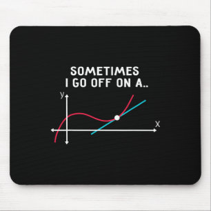 Mousepad Presentes para Professores de Matemática - Às veze