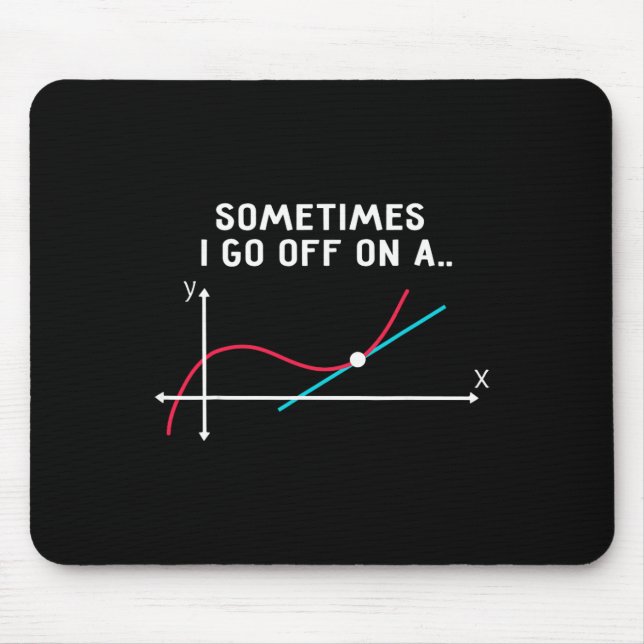 Mousepad Presentes para Professores de Matemática - Às veze (Frente)