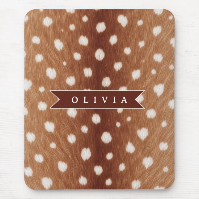 Mousepad Presentes Personalizados com Estampa de Cervo de E (Frente)