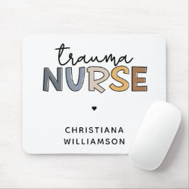 Mousepad Presentes personalizados de enfermagem de trauma