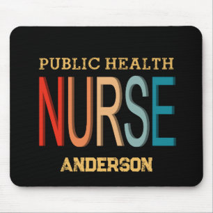 Mousepad Presentes personalizados de enfermeira de saúde pú