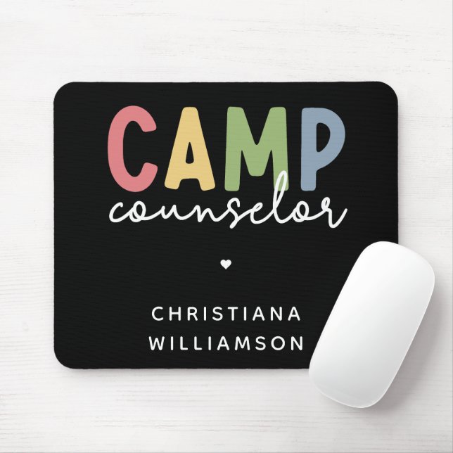 Mousepad Presentes personalizados do conselheiro de acampam (Com mouse)