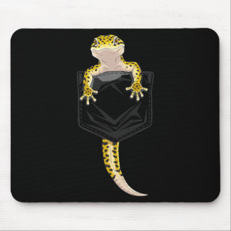Mousepad Presentes Poc de Lagarto Réptil Cute Leopardo Geck