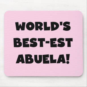 Mousepad Presentes preto e branco do Melhor-est Abuela do