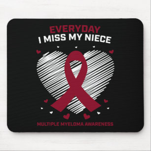 Mousepad Presentes Produtos de Câncer de Sangue Sobrinha Mi