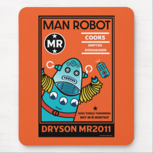 Mousepad Presentes Robôs Para Aniversário Ou Casamento