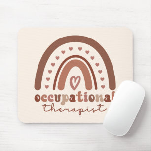 Mousepad Presentes Terapêuticos Ocupacionais Boho Arco-Íris