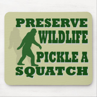 Mousepad Preservar a vida selvagem picando um assento