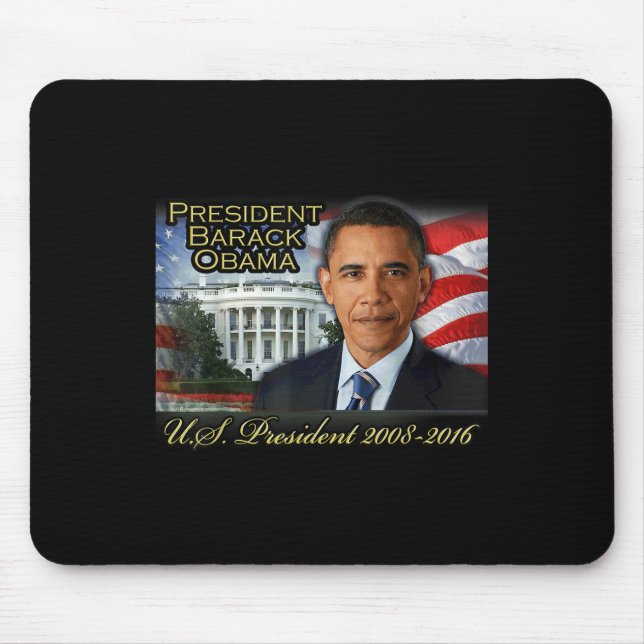 Mousepad Presidente Barack Obama 2008-2016 Presidente dos E (Frente)