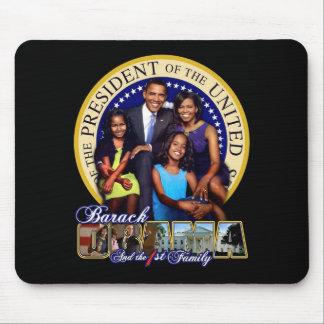 MOUSEPAD PRESIDENTE BARACK OBAMA E FAMÍLIA