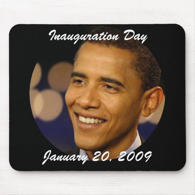 Mousepad Presidente comemorativo Obama Inauguração (Frente)