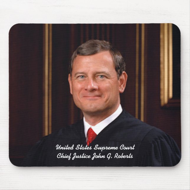 Mousepad Presidente do supremo tribunal John G. Roberts (Frente)