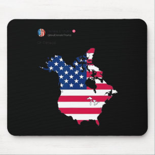 Mousepad Presidente Donald Trump Oh Canadá EUA Bandeira Ame