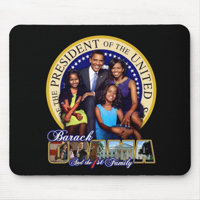 Mousepad Presidente e ?a família (Frente)