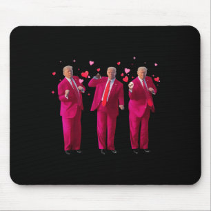 Mousepad Presidente Engraçado Trump Dançando Donald Trump C