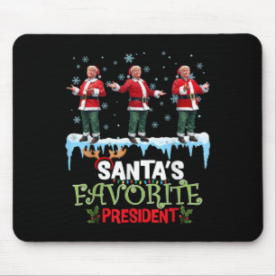 Mousepad Presidente Favorito do Papai Noel Papai Noel Trump