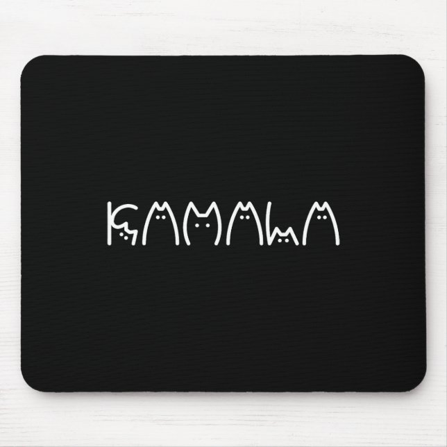 Mousepad Presidente Kamala 2024 Kamala Cat - Letra Font Des (Frente)