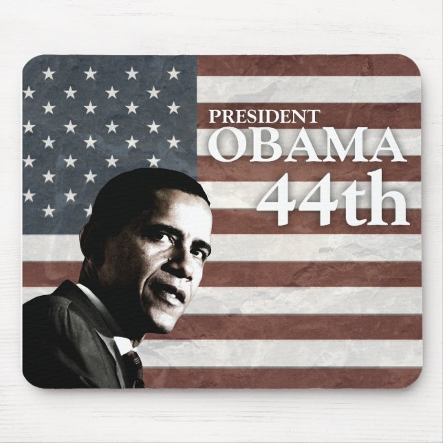 Mousepad presidente Obama 44os c1 (Frente)