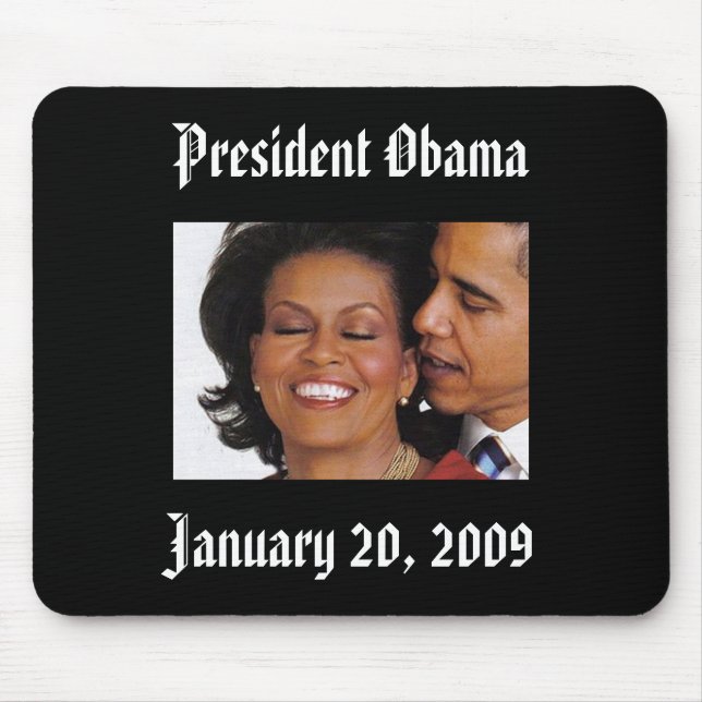 Mousepad Presidente Obama INAUGURAÇÃO (Frente)