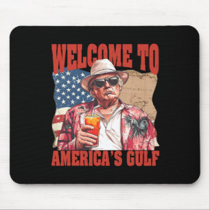 Mousepad Presidente Trump Bem-vindo ao Golfo da América, Mé