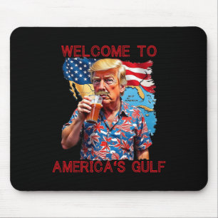 Mousepad Presidente Trump Bem-vindo ao Golfo da América Méx