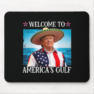 Mousepad Presidente Trump Bem-vindo ao Golfo da América Méx