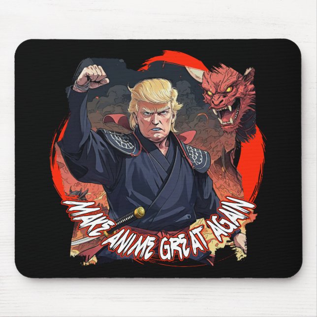 Mousepad Presidente Trump Torna Excelente De Anime Novament (Frente)