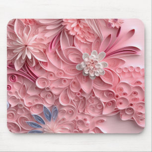 Mousepad Presilha de papel rosa suave