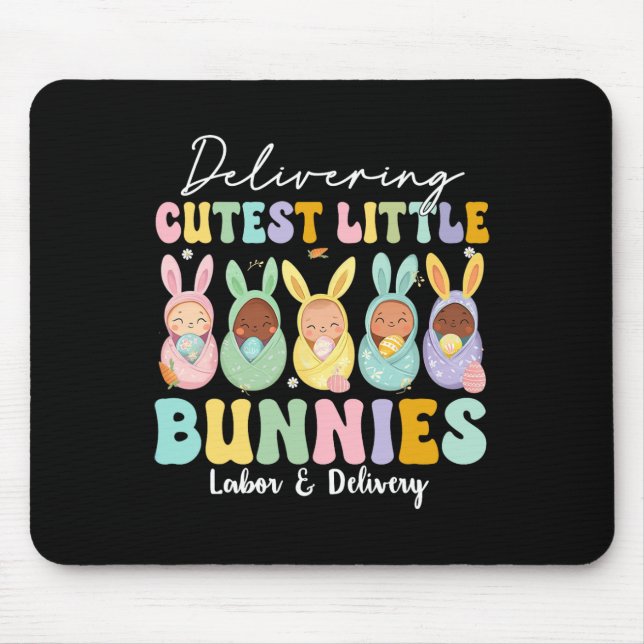 Mousepad Prestação De Mão De Obra E De Entrega Dos Bunnies  (Frente)