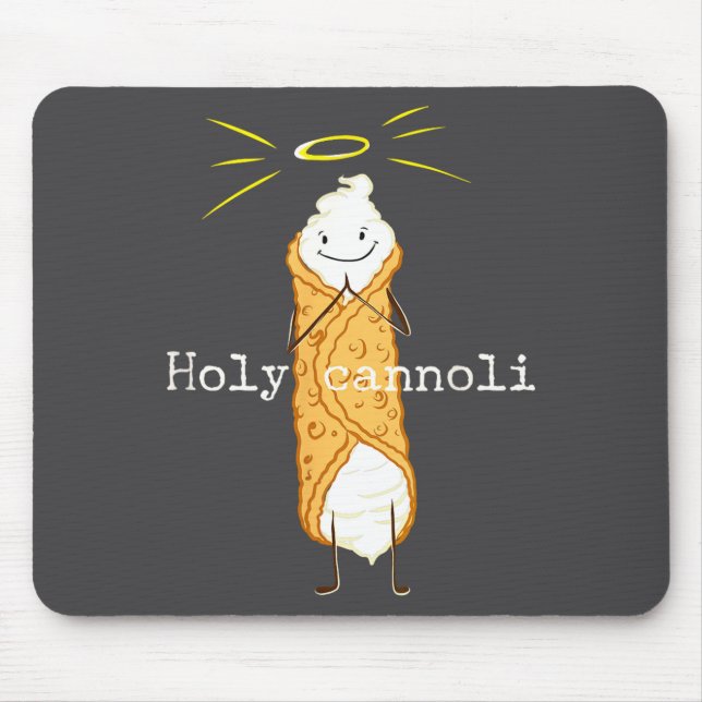 Mousepad Presunto Cannoli Citação Engraçada Presente Italia (Frente)