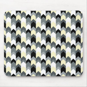 Mousepad Preto, cinza, fêmur amarelo