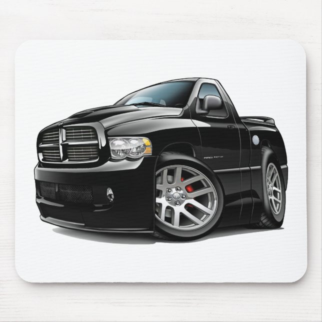 Mousepad Preto da ram de Dodge SRT10 (Frente)