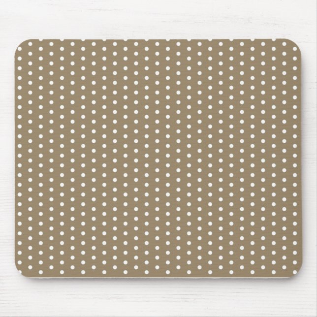 Mousepad preto dar pontos dar pontos pontear polka dots tup (Frente)