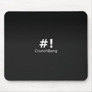 Mousepad #! Preto de CrunchBang Linux