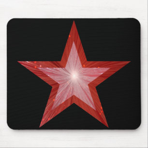 Mousepad Preto do bloco de notas vermelho