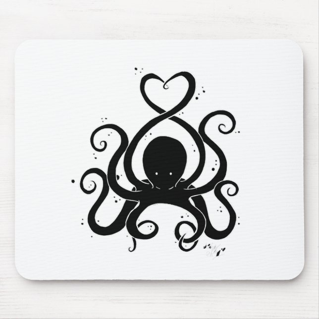 Mousepad preto do cephalove (Frente)