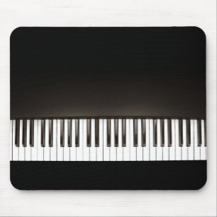 Mousepad preto do piano