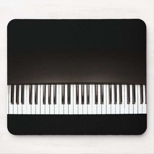 Mousepad preto do piano (Frente)