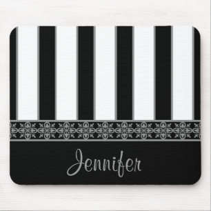 Mousepad Preto e branco