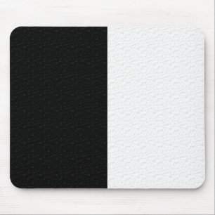 Mousepad Preto e branco plano texturizado
