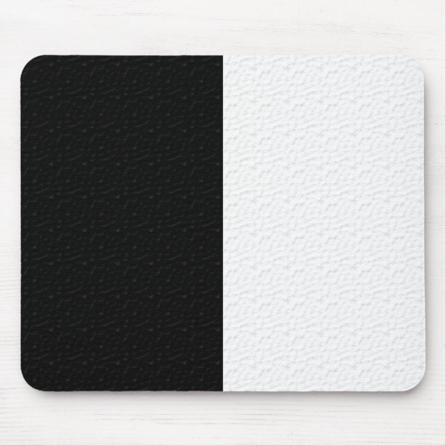 Mousepad Preto e branco plano texturizado (Frente)
