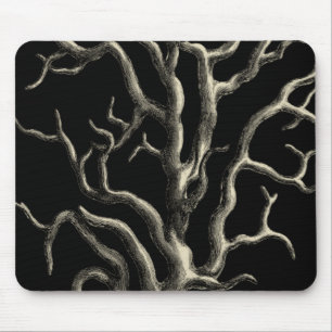 Mousepad Preto e Coral-bravo