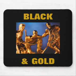 Mousepad PRETO e DOURADO