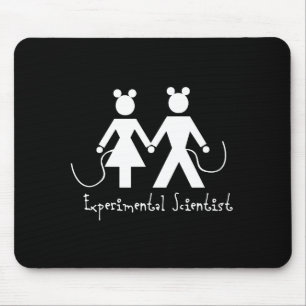 Mousepad Preto experimental do cientista