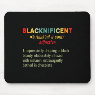 Mousepad Preto negro de definição esplêndida