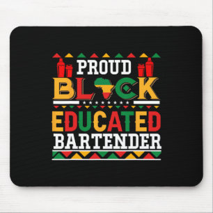 Mousepad Preto Orgulhoso, Educado Costume Do Brisão Juntet