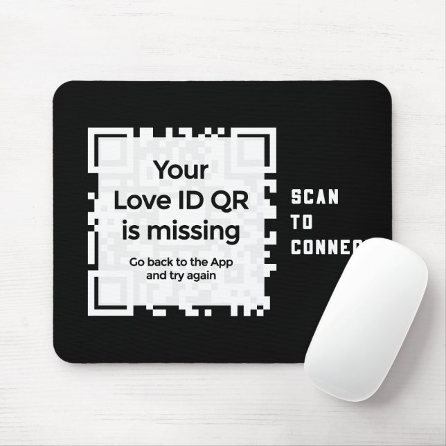 Mousepad - PRETO - QR - Coleção PURA (Com mouse)