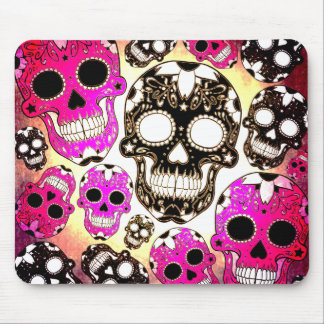 Mousepad preto-rosa