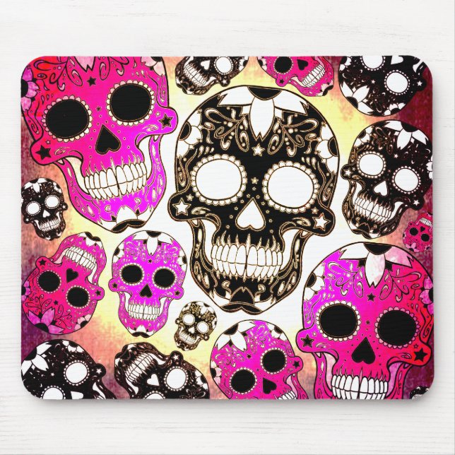 Mousepad preto-rosa (Frente)